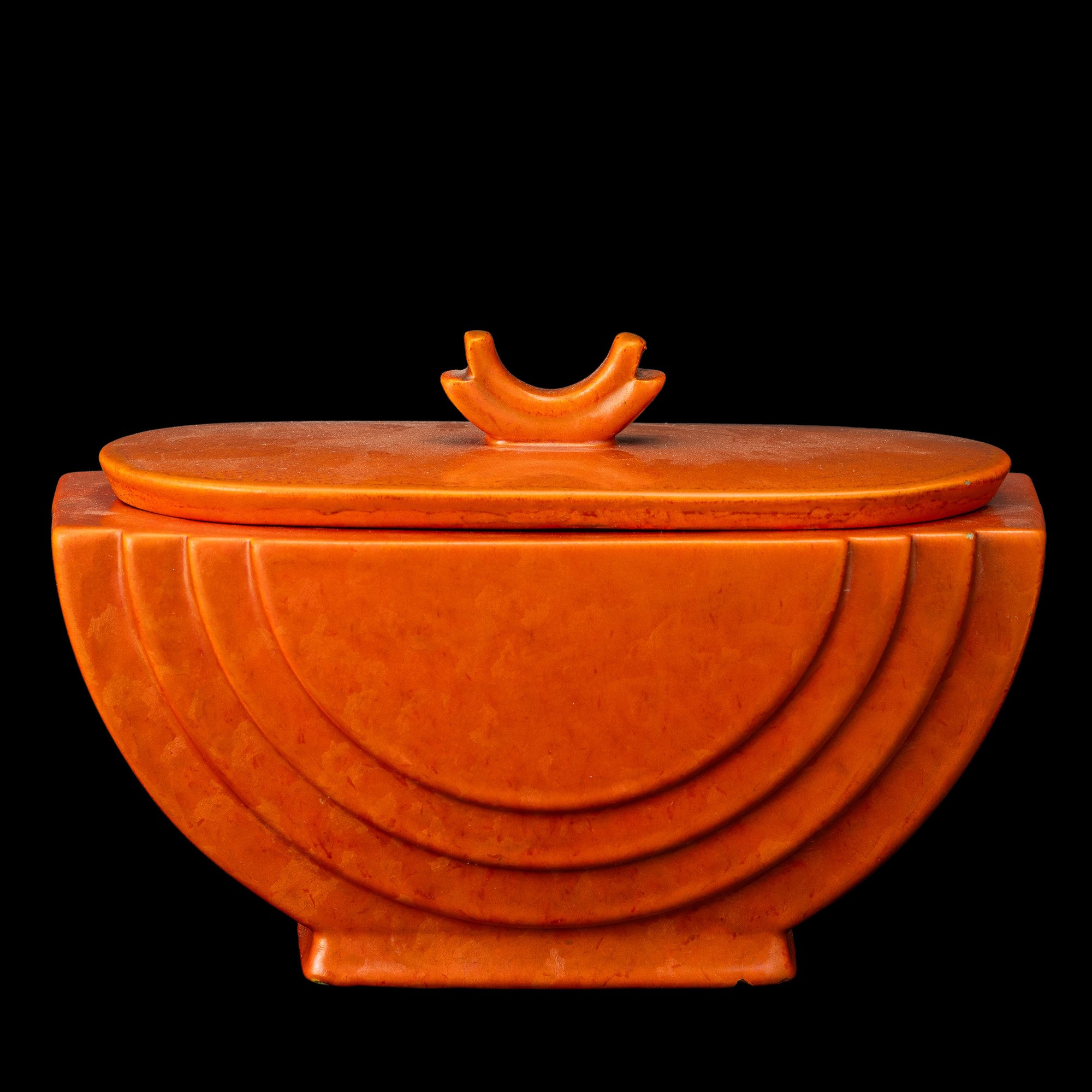 Guido Andloviz - Scatola semicilindrica con coperchio, Laveno, 1939 ca