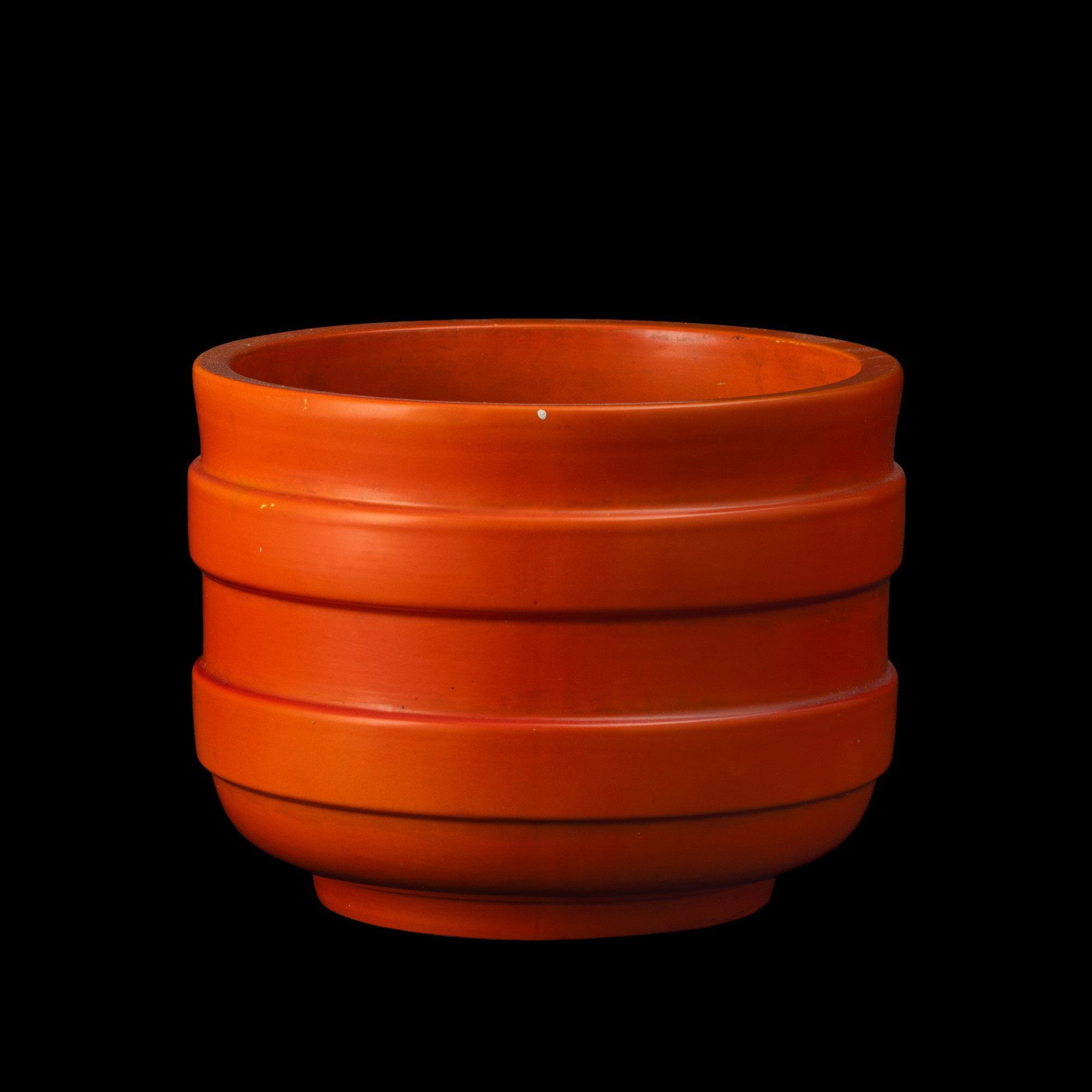 Giovanni Gariboldi - Vaso San Cristoforo, Milano, terraglia a colaggio con decorazione a smalto a...