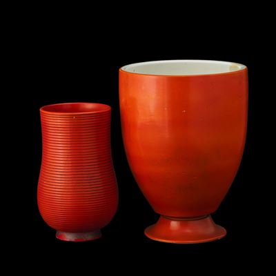 Gio Ponti e Guido Andloviz, Vaso San Cristoforo, terraglia policroma smaltata (Milano e S.C.I.), ...