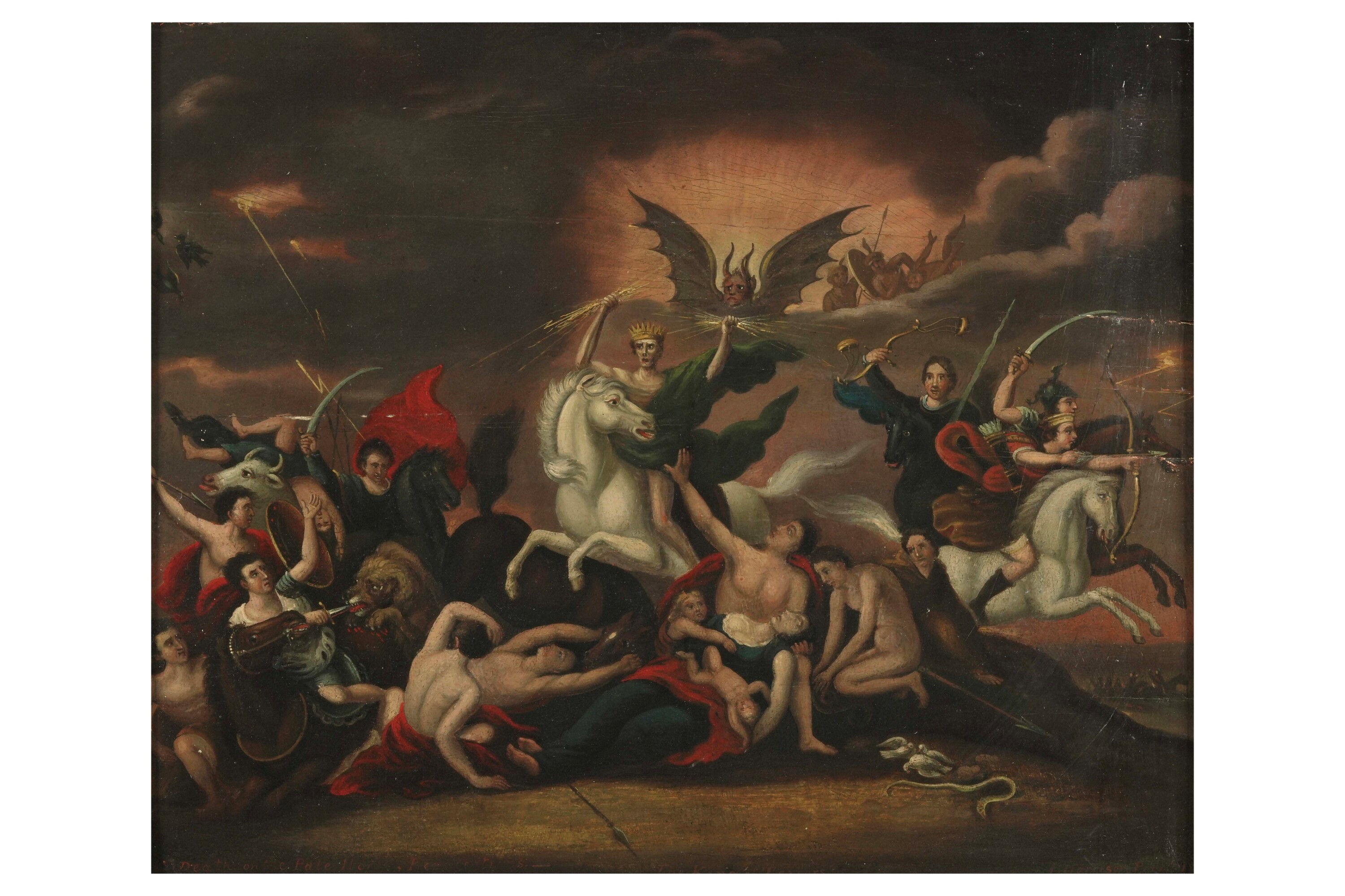 Pittore inglese del XIX secolo, King of Terror