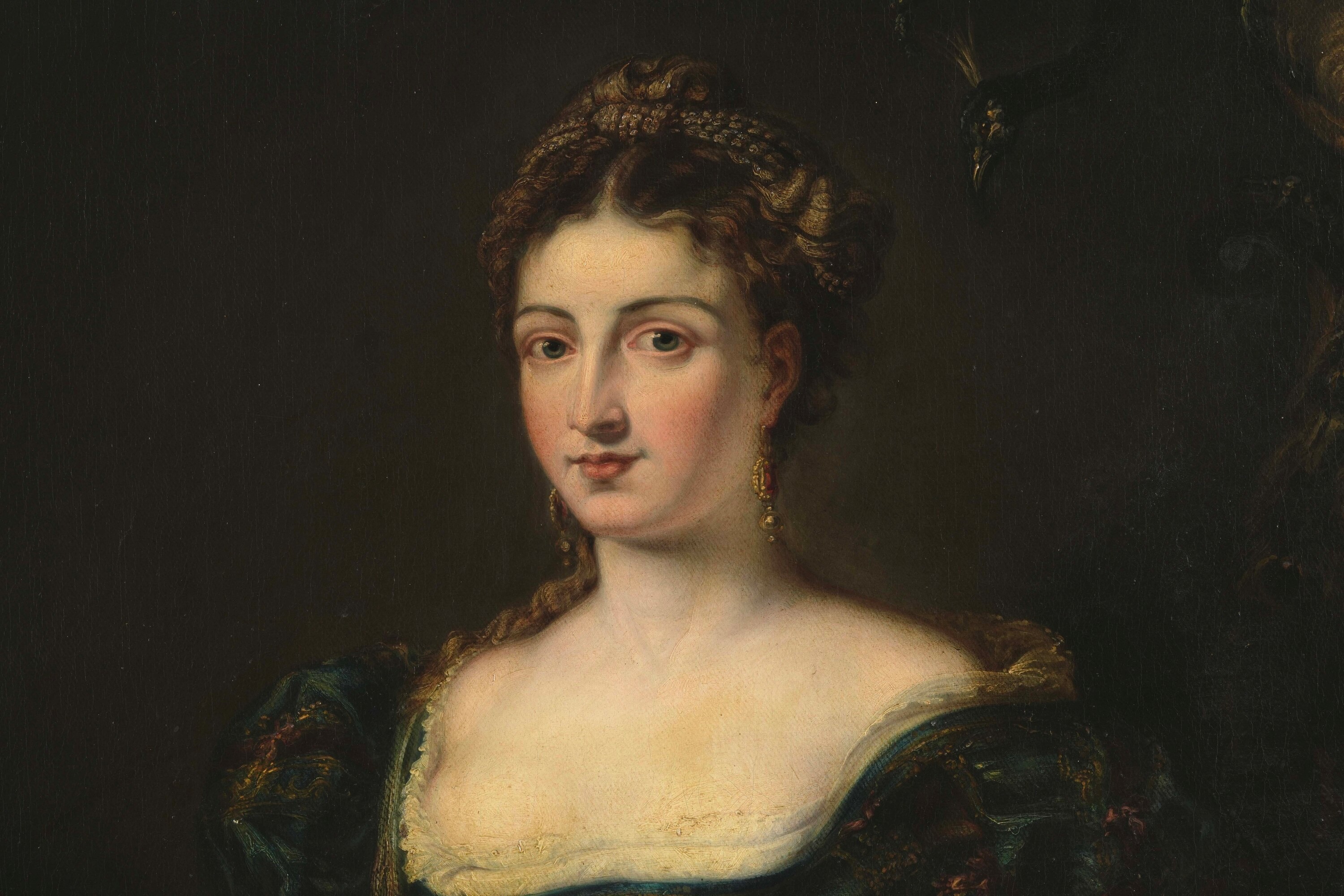 Tiziano Vecellio Copia da - La Bella, olio su tela