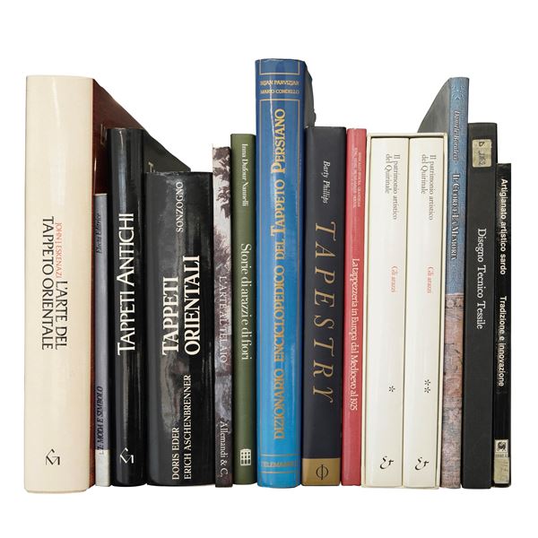 TAPPETI/ ARAZZI - lotto di libri