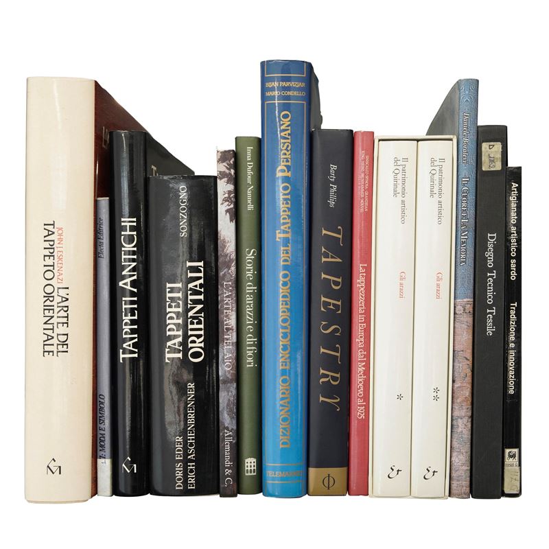 TAPPETI/ ARAZZI - lotto di libri  - Asta Libri - La Wunderkammer di Ettore Mocchetti - Cambi Casa d'Aste