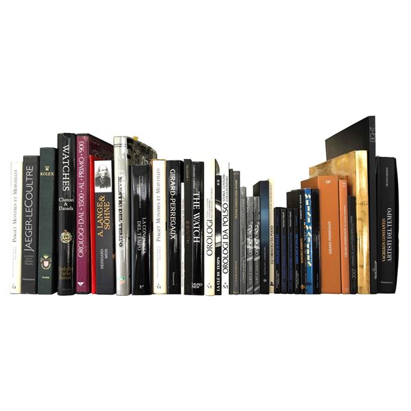 OROLOGI DA POLSO - lotto di libri tra cui Vacheron Constantin, Rolex, Jaeger Lecoultre
