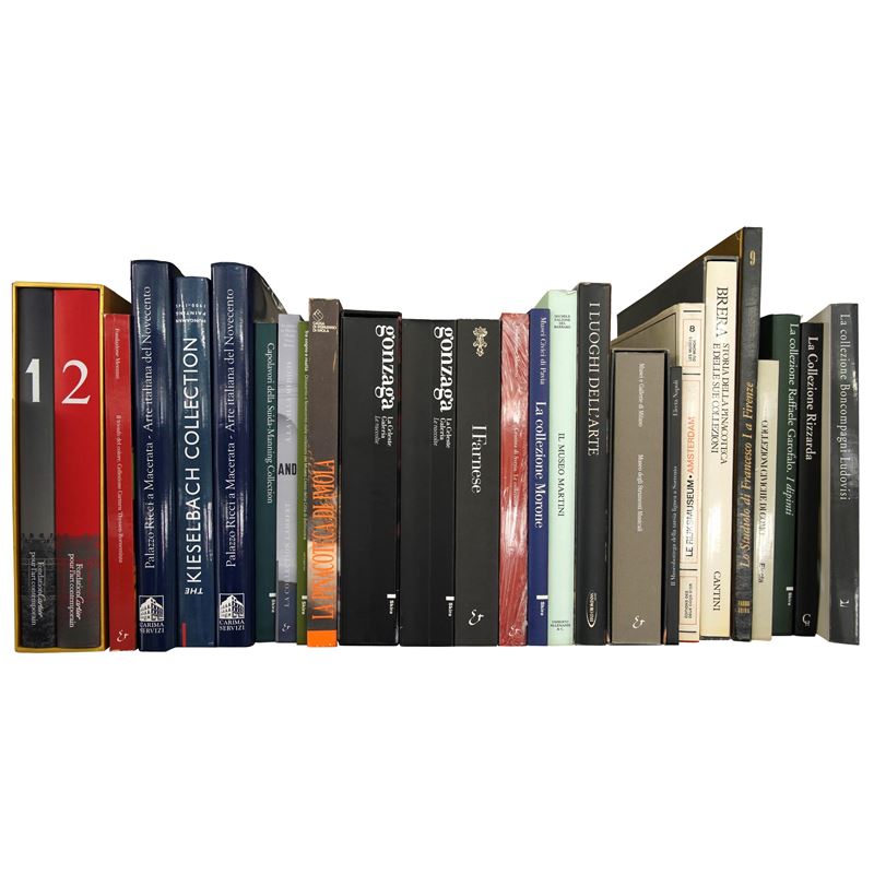 MUSEI/ COLLEZIONISMO - lotto di libri tra cui Farnese, Gonzaga, Medici  - Asta Libri - La Wunderkammer di Ettore Mocchetti - Cambi Casa d'Aste