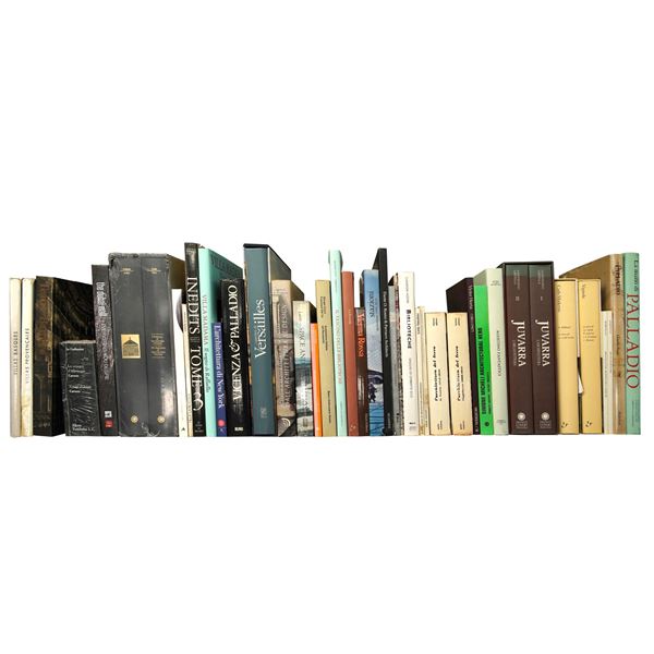 ARCHITETTURA - lotto di libri tra cui Palladio, Le Corbusier, Maderno