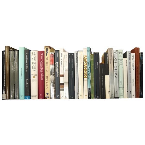 ARCHITETTURA - lotto di libri tra cui Botta, Lloyd Wright, Ledoux