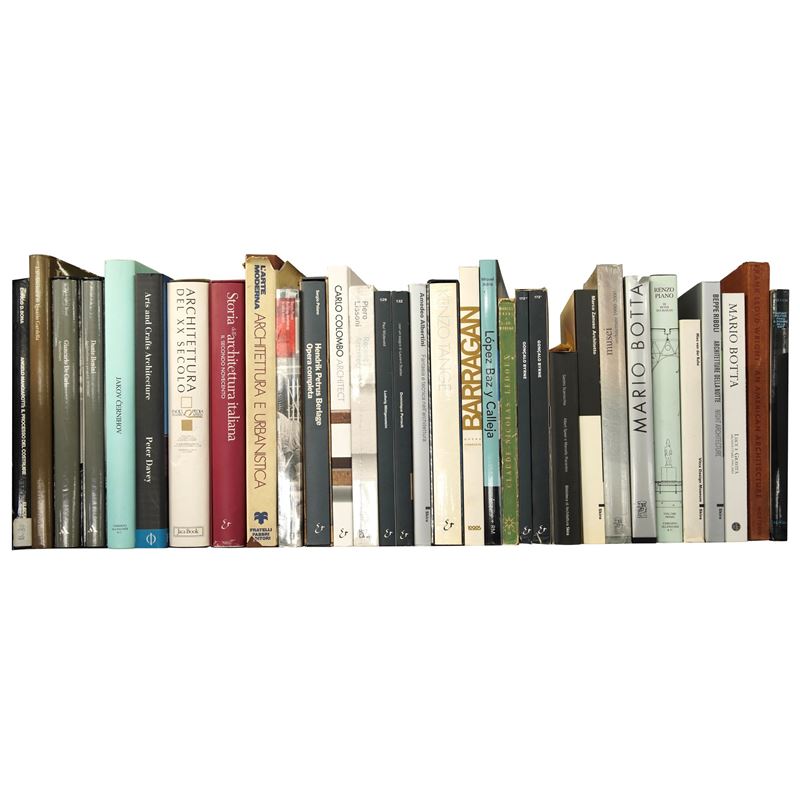 ARCHITETTURA - lotto di libri tra cui Botta, Lloyd Wright, Ledoux  - Asta Libri - La Wunderkammer di Ettore Mocchetti - Cambi Casa d'Aste