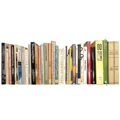 Lotto di libri per interni e decorazione