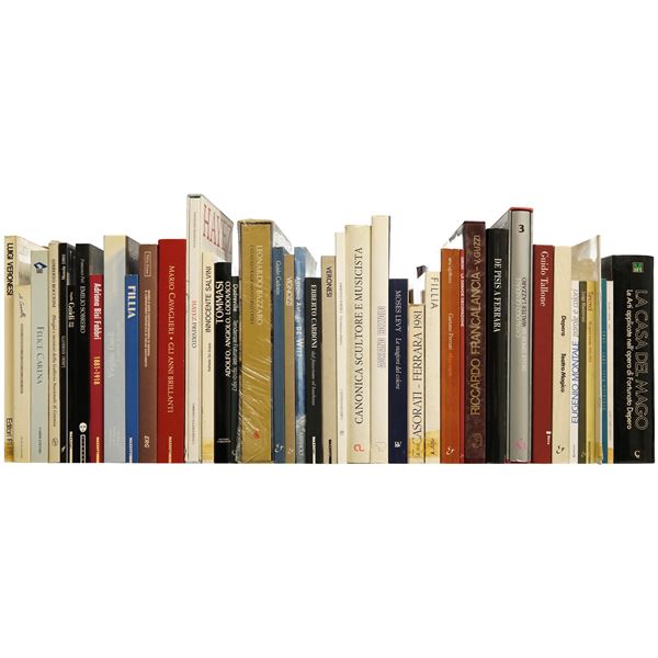 ARTE MODERNA/ ARTISTI ITALIANI PRIMA META XXe SECOLO - lotto di libri tra cui Tallone, Depero, Fillia