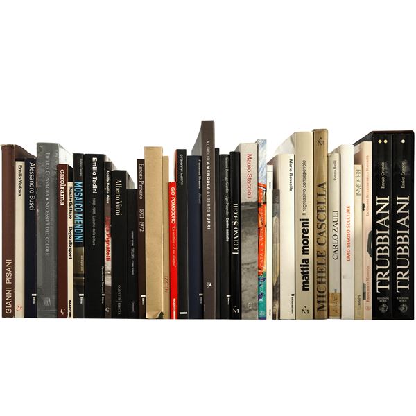 ARTE MODERNA/ ARTISTI ITALIANI SECONDA META XXe SECOLO - lotto di libri tra cui Pomodoro, Viani, Moreni