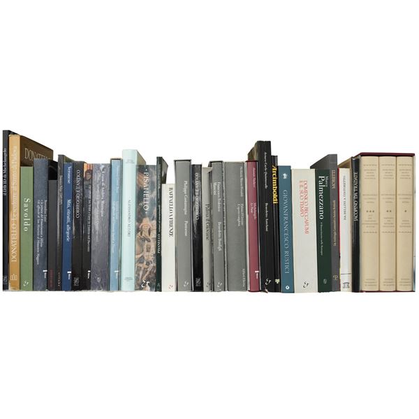 TRECENTO/ RINASCIMENTO - lotto di libri tra cui Donatello, Pisanello, Michelangelo