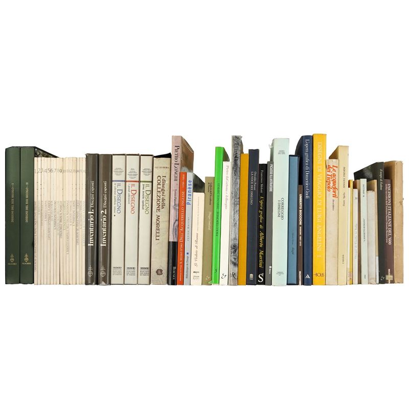 DISEGNI - lotto di libri  - Asta Libri - La Wunderkammer di Ettore Mocchetti - Cambi Casa d'Aste