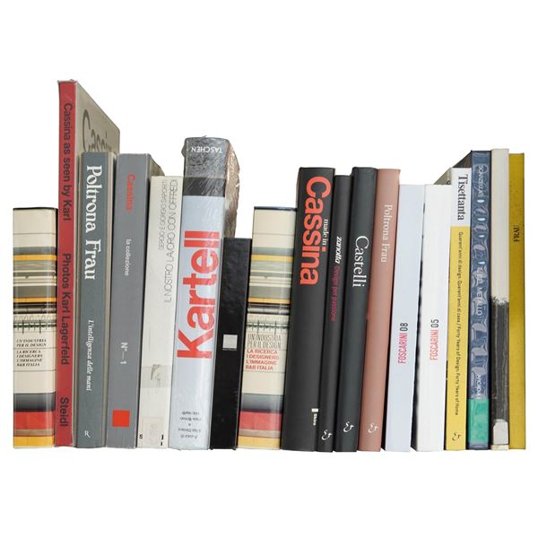DESIGN/ MANIFATTURE ITALIANE - lotto di libri tra cui Cassina, B&B, Flos