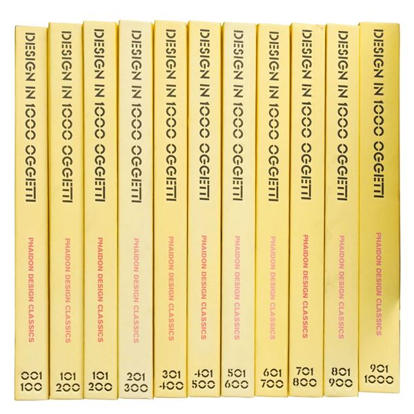 DESIGN IN 1000 OGGETTI - lotto di libri