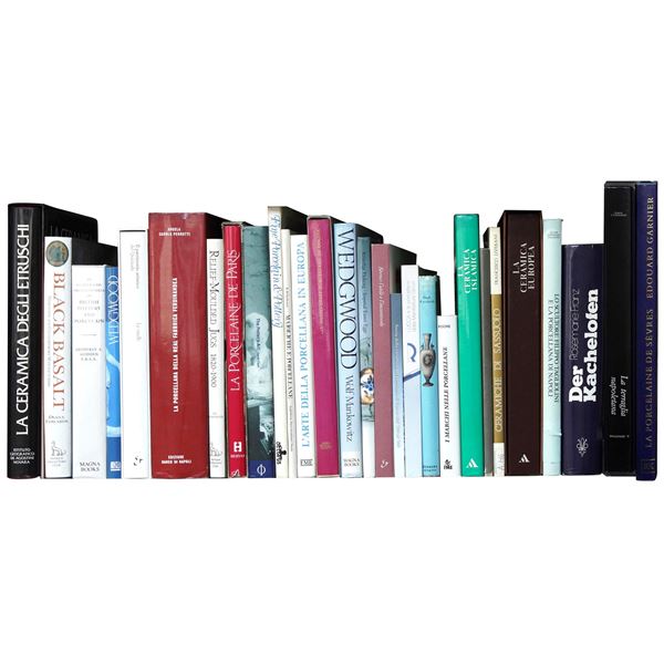 CERAMICA - lotto di libri tra cui Sevres, Wedgwood, la porcelaine de Paris