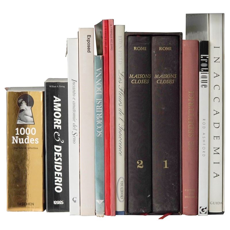 EROTICA - lotto di libri  - Asta Libri - La Wunderkammer di Ettore Mocchetti - Cambi Casa d'Aste