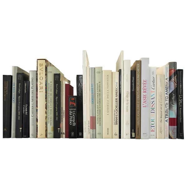 GIOIELLI - lotto di libri tra cui Cartier, Van Cleef and Arpels, Lalique