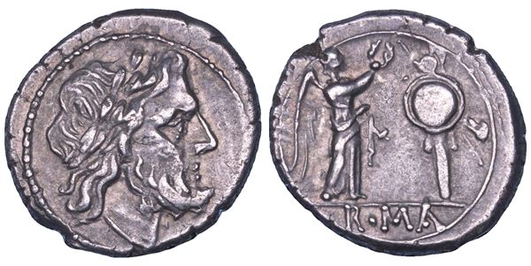 ANONIME. Vittoriato, dopo il 211 a.C.