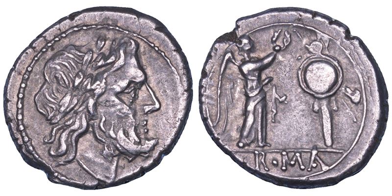 ANONIME. Vittoriato, dopo il 211 a.C.