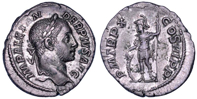 ALESSANDRO SEVERO, 222-235. Denario. Roma.  - Asta Numismatica - Cambi Casa d'Aste
