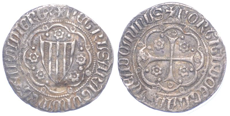 VILLA DI CHIESA. PIETRO IV D'ARAGONA, 1336-1387. Alfonsino d'argento.  - Asta Numismatica Light - Cambi Casa d'Aste