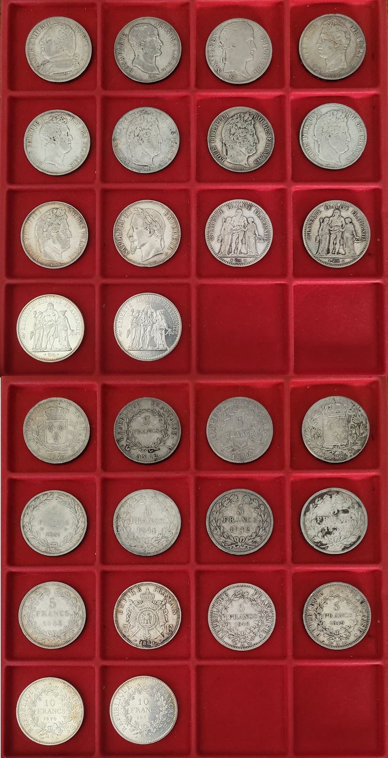 FRANCIA. Lotto di quattordici monete.  - Auction Light Numismatics - Cambi Casa d'Aste