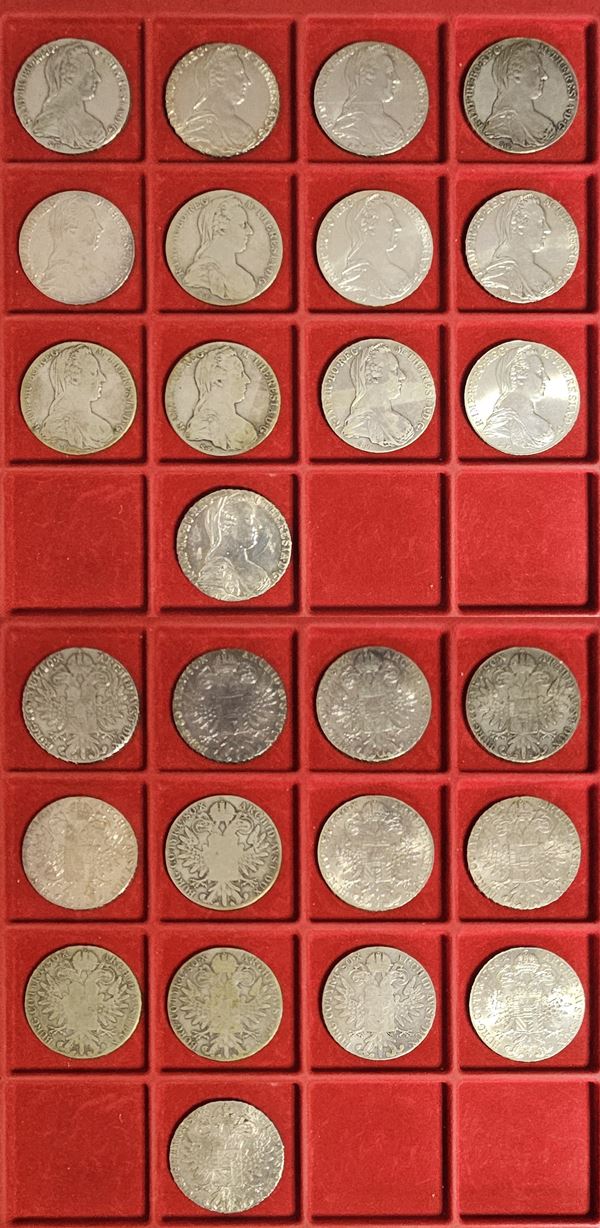 AUSTRIA. MARIA TERESA, 1740-1780. Lotto composto da tredici Talleri.