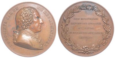 Giovanni Battista Bogino (attrib.), Medaglia commemorativa, 1850 circa
