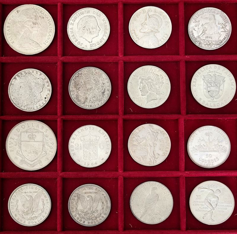 AMERICA DEL NORD. Lotto di otto monete.  - Asta Numismatica Light - Cambi Casa d'Aste