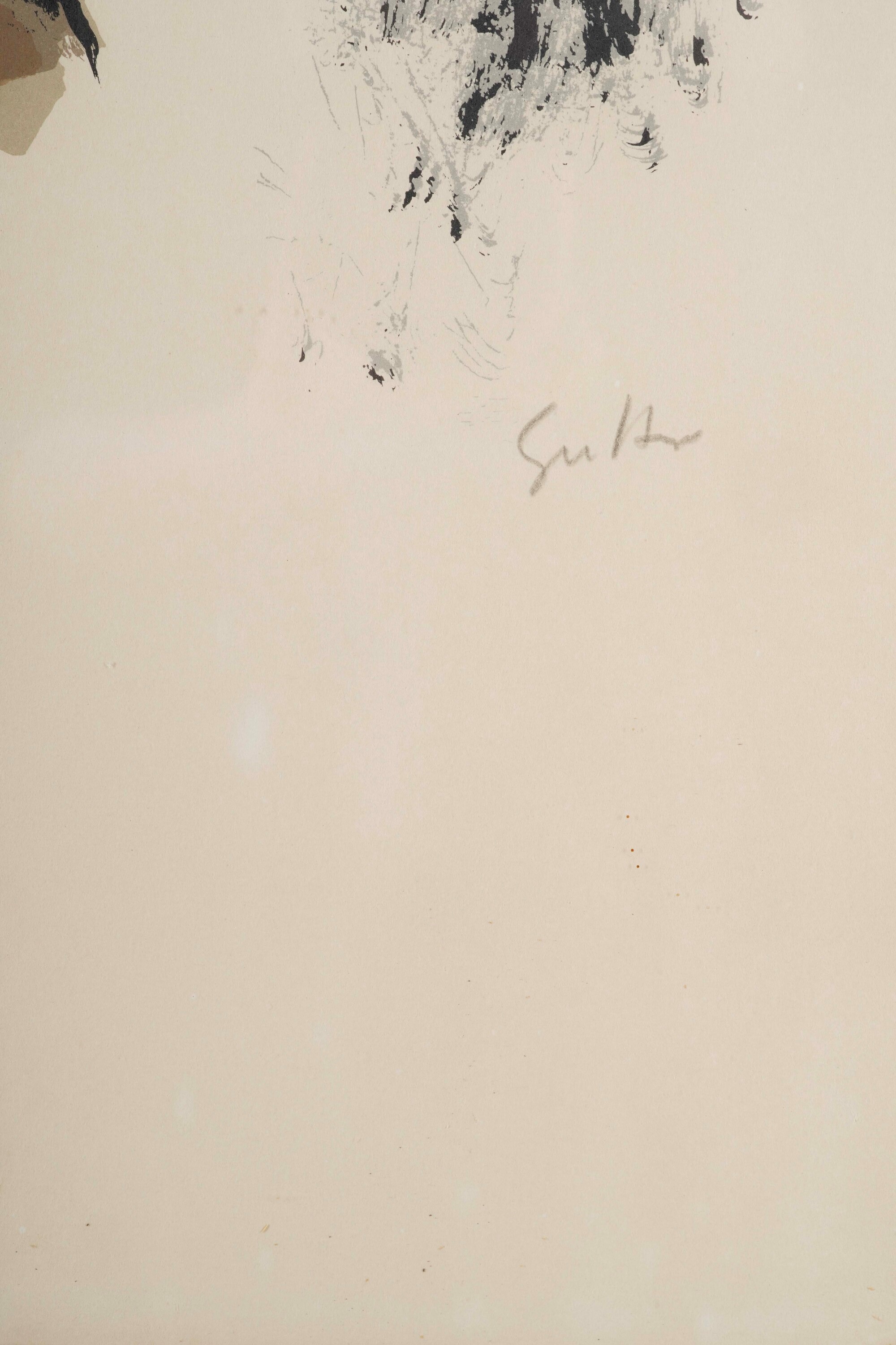 Renato Guttuso - Litografia (senza titolo)