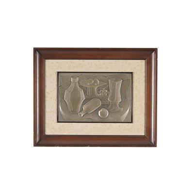 Ottaviani, Pannello in argento 925 firmato, decorativo, XX secolo