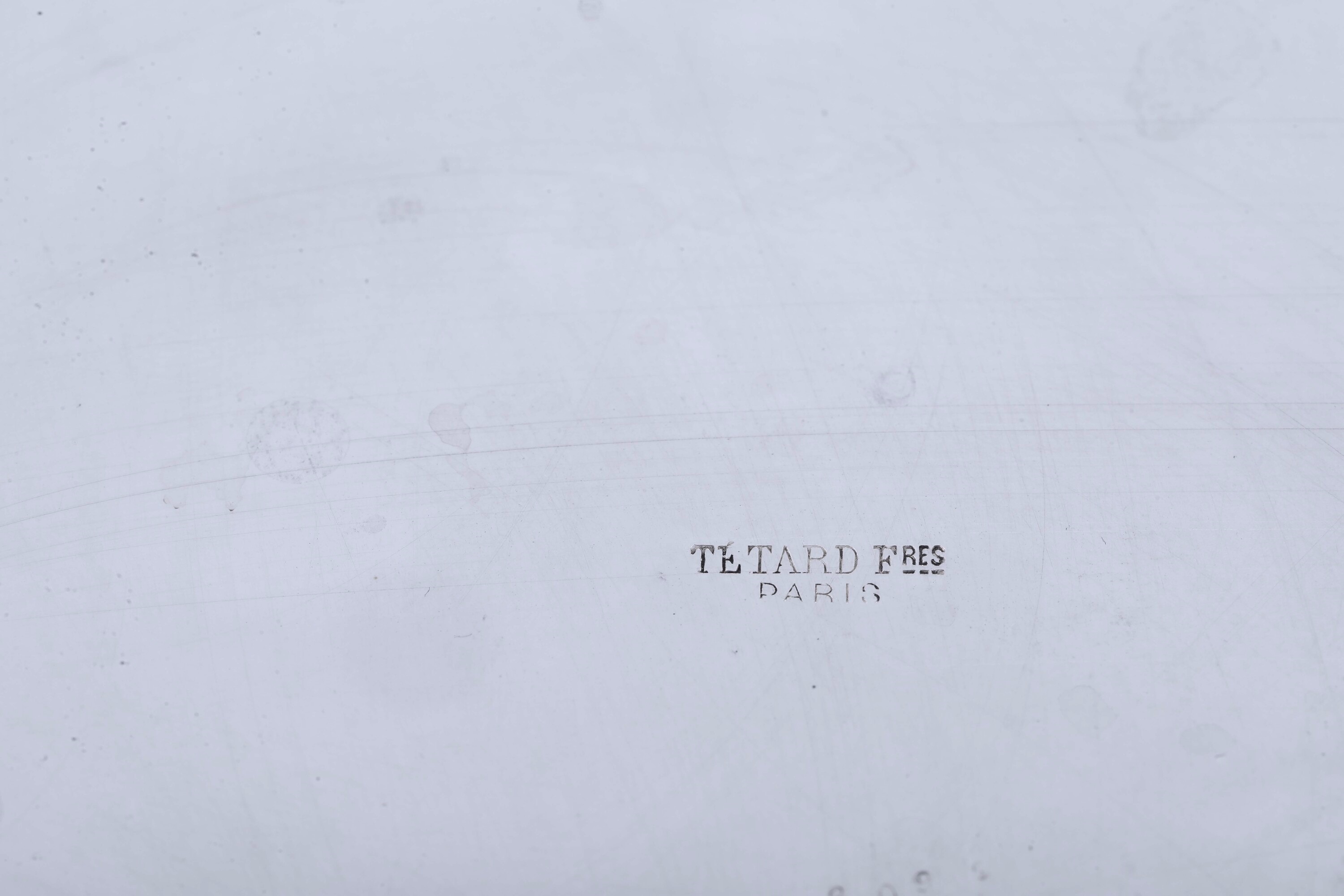Tetard Frères, Coppia di porta bottiglie in argento, Parigi, XX secolo