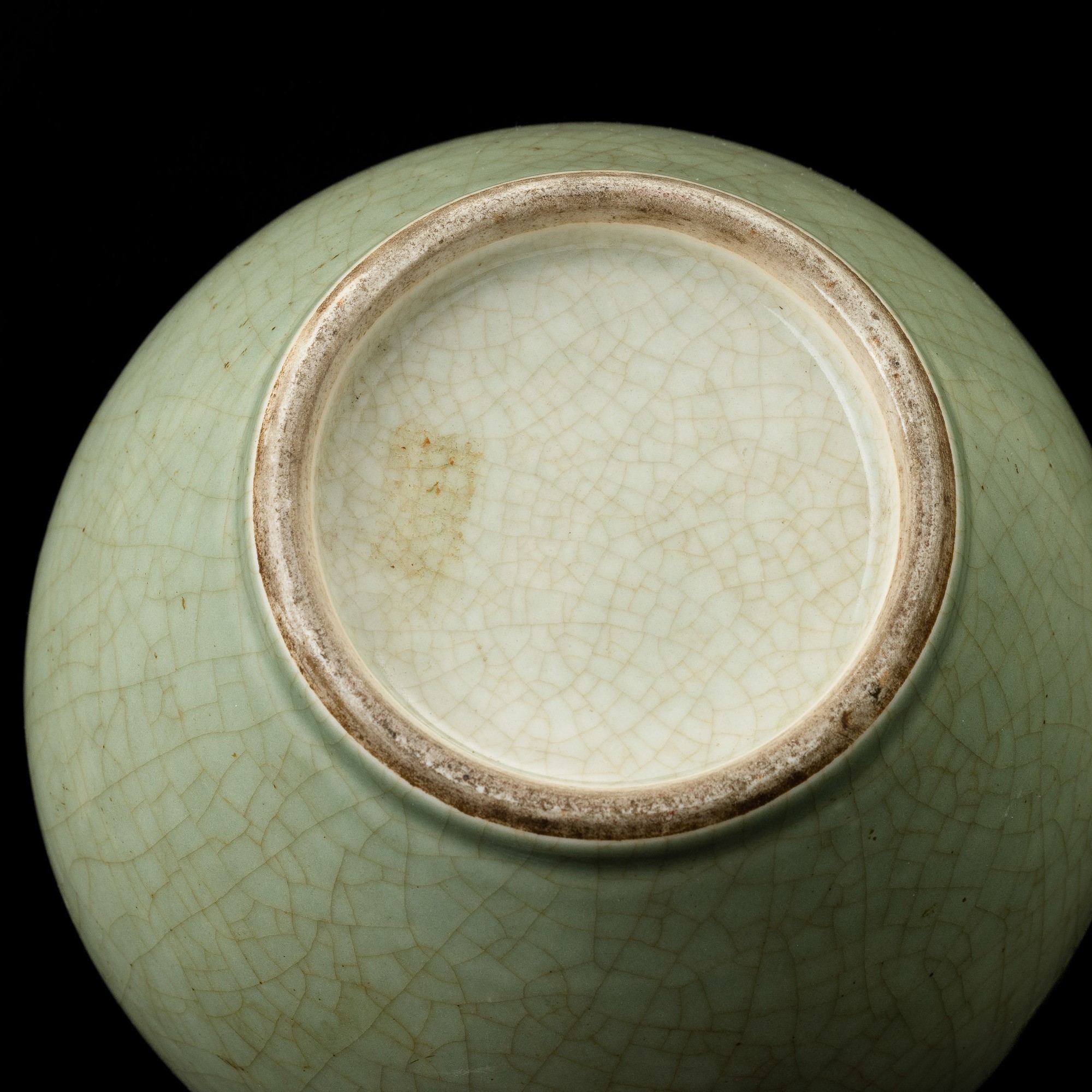 Vaso in porcellana craquelé, Cina, XX secolo