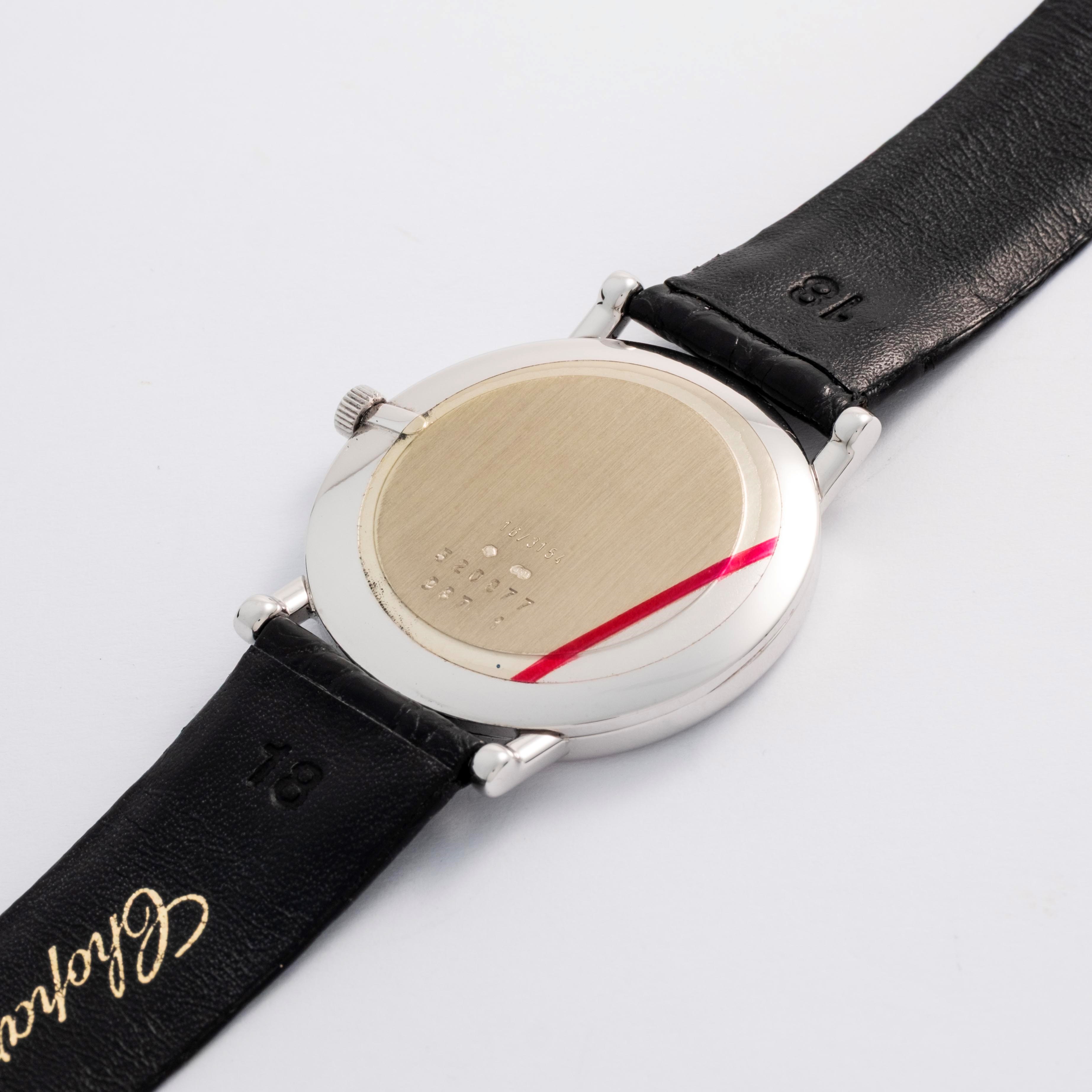 Chopard - Classic, orologio da polso in oro bianco 18k con quadrante bianco e numeri romani (circ...