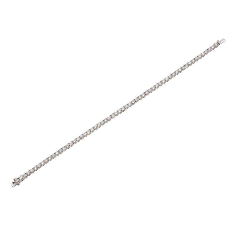 Diamond and gold line bracelet  - Auction Fine Jewellery - Cambi Casa d'Aste