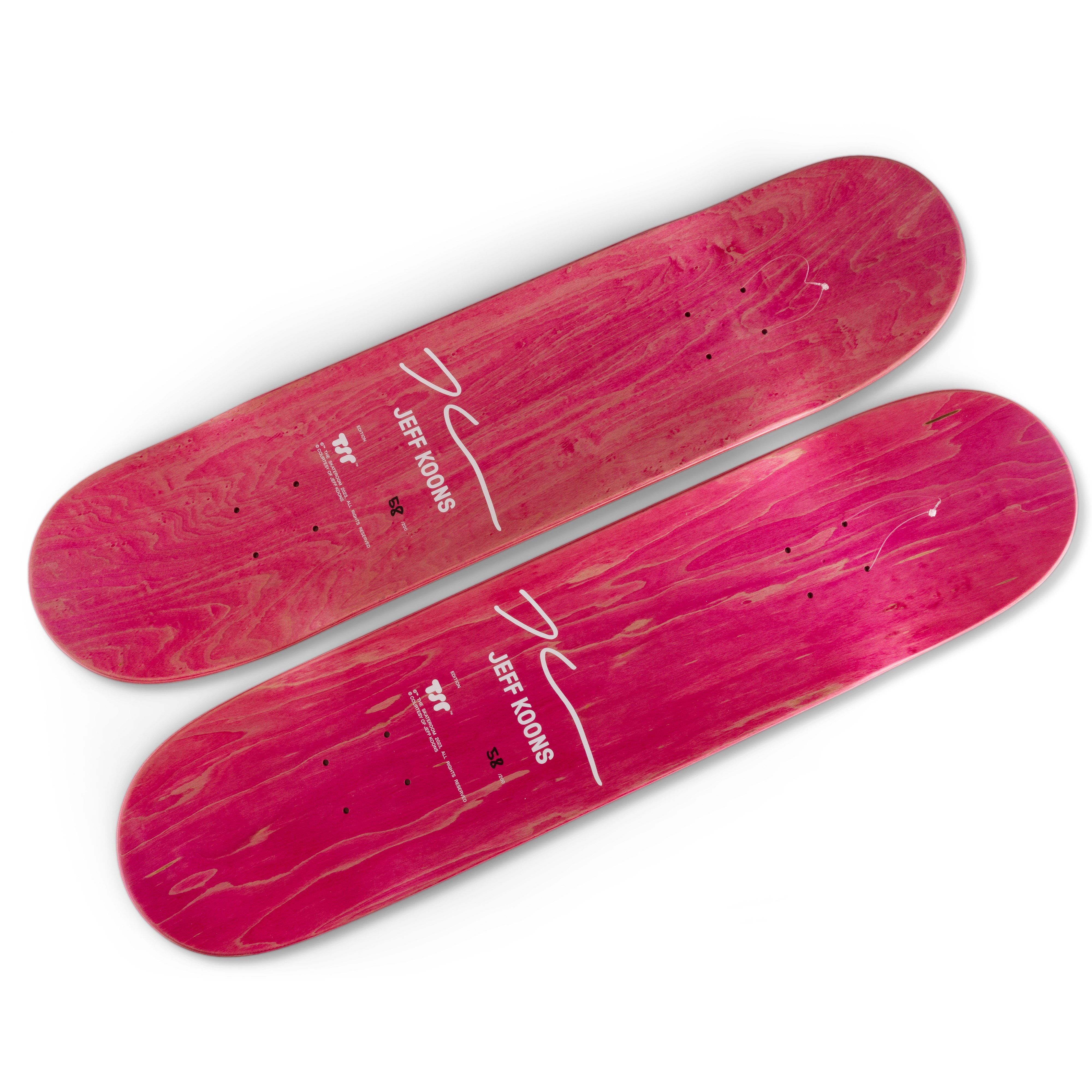 Jeff Koons - Pantera Rosa Skateboard (Pink Panther), edizione limitata 58/200, 2003