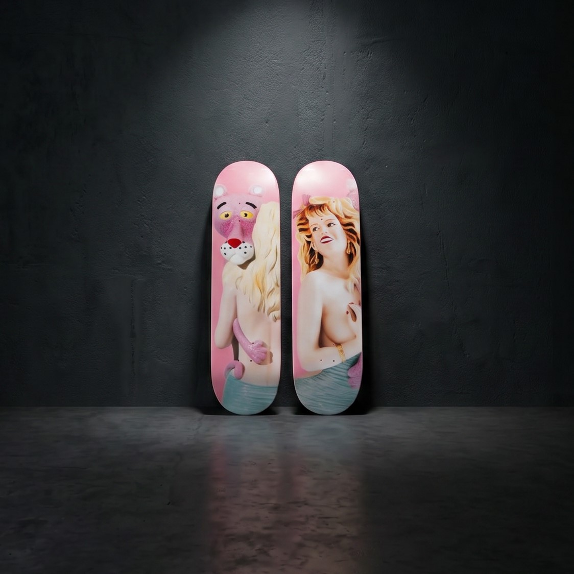 Jeff Koons - Pantera Rosa Skateboard (Pink Panther), edizione limitata 58/200, 2003