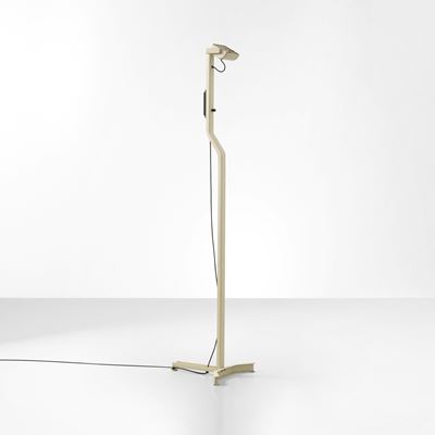 Lampada da terra mod. Sirio, struttura in metallo laccato