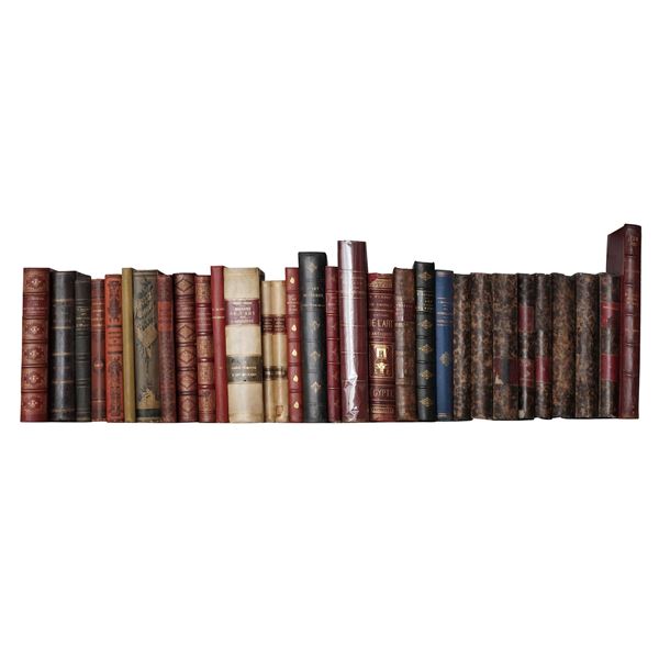 Lotto di libri sull'arte, Francia XIX-XX