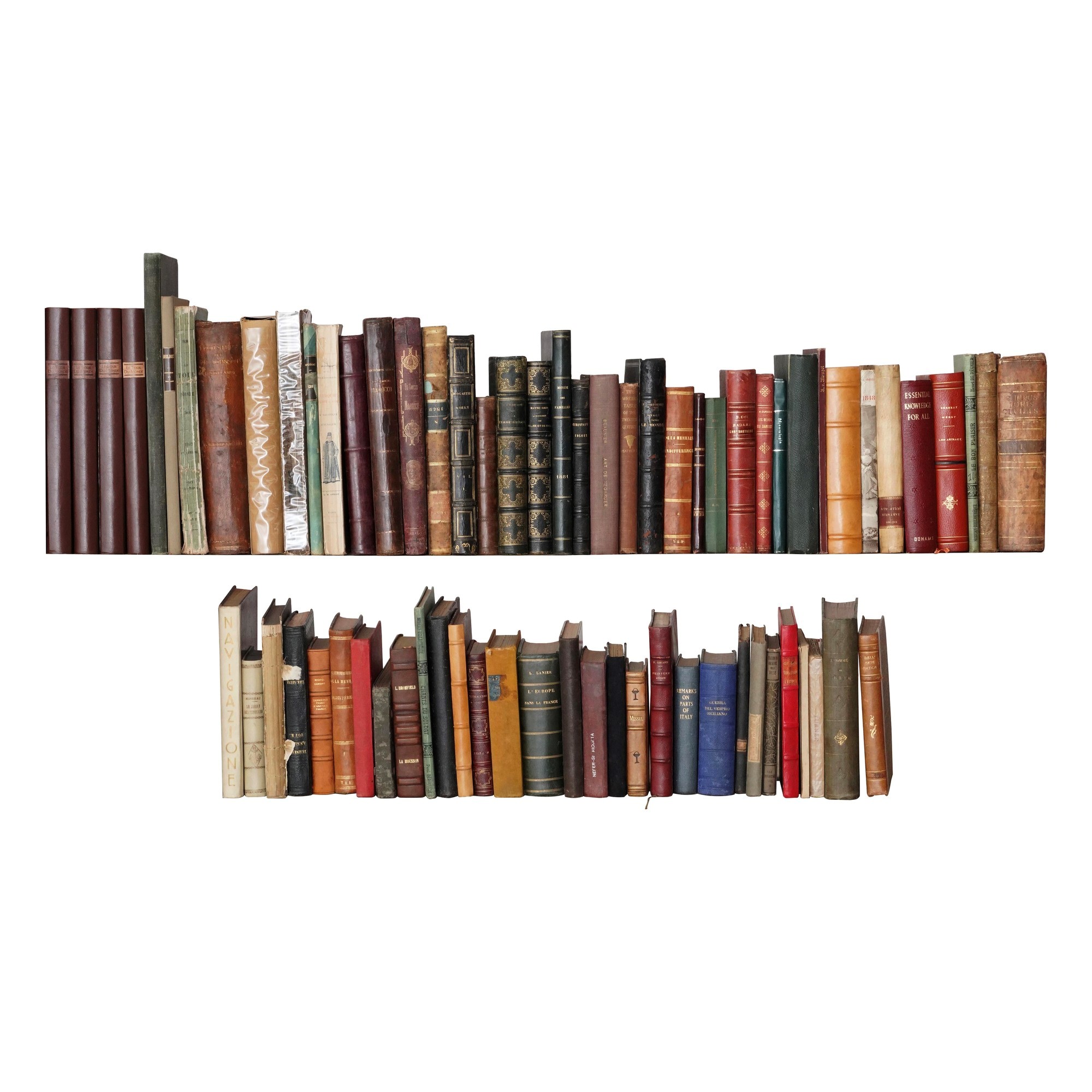 Lotto di libri in lingua francese (XIX-XX sec.)