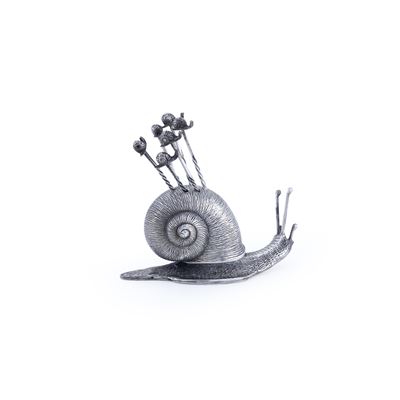 Argenteria del XX secolo, Forchettine per escargot in argento fuso e sagomato