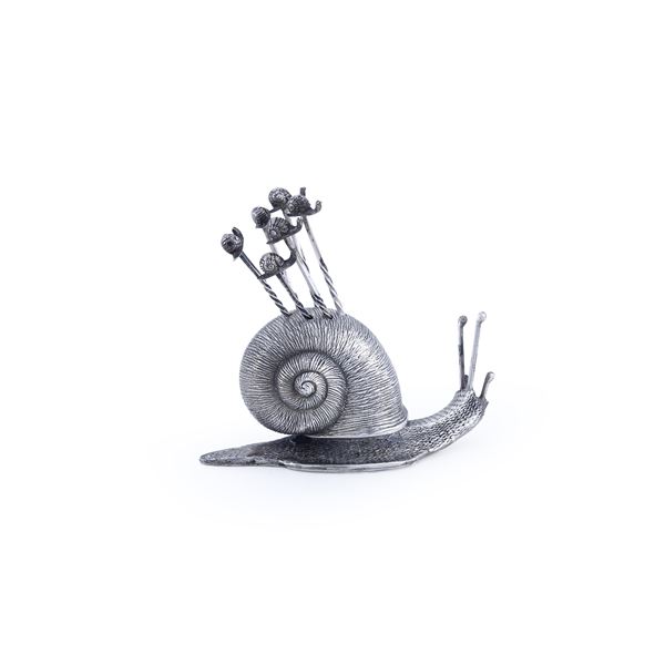 Forchettine per escargot. Argenteria del XX secolo