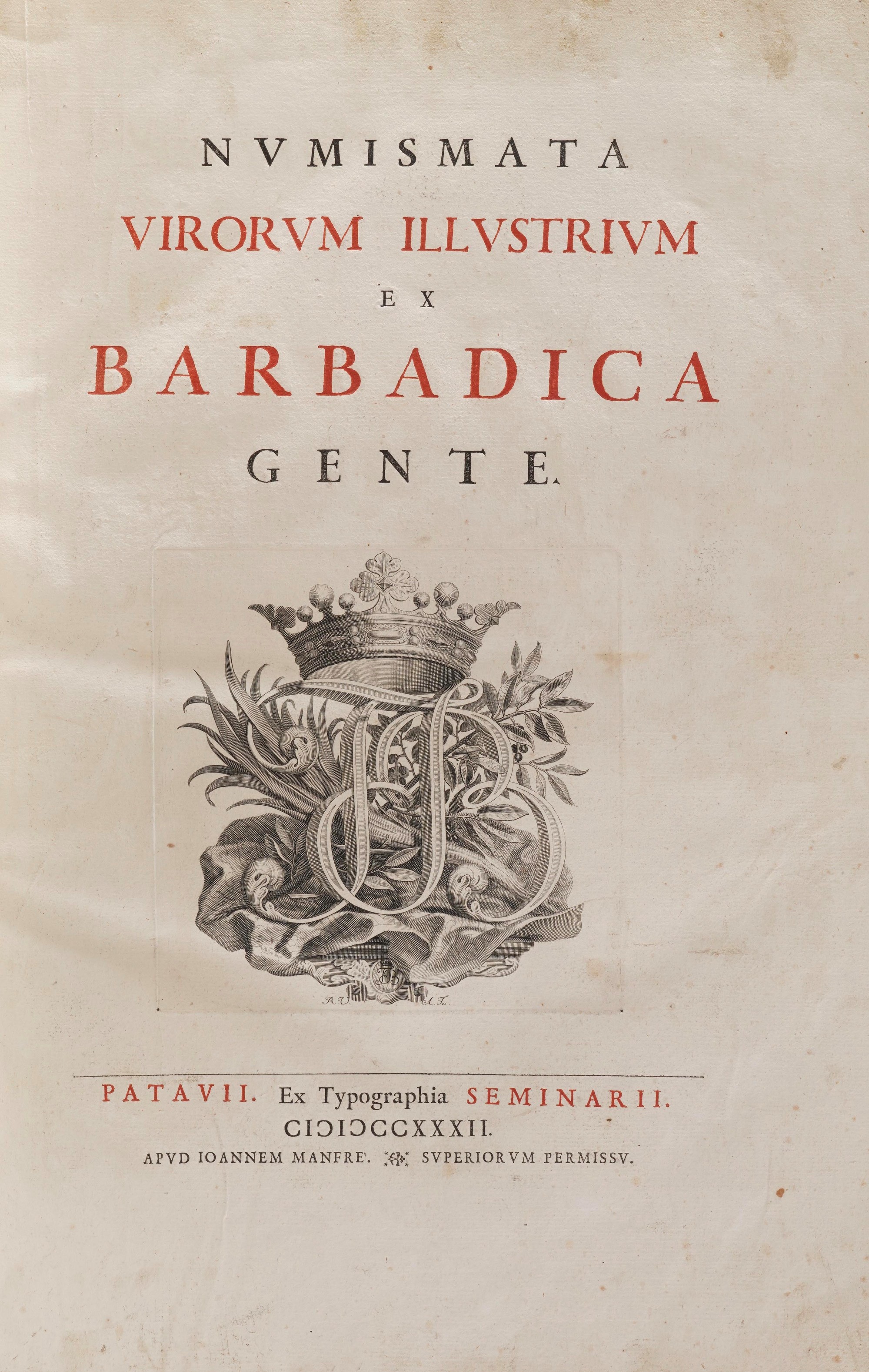 Numismata virorum illustrium ex barbadica gente