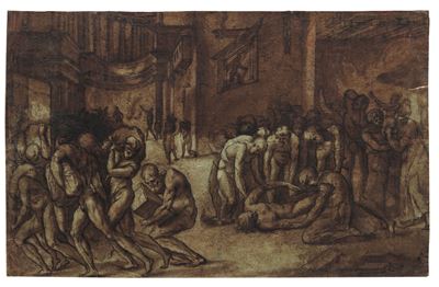 Scuola dell'Italia centrale del XVI secolo, Fuga dalla città