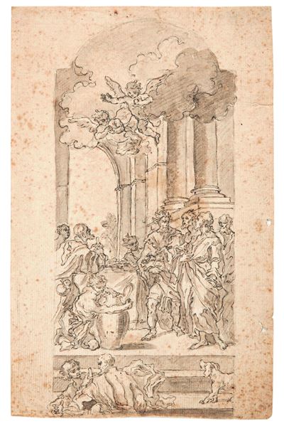 Scuola napoletana del XVIII secolo, Le nozze di Cana