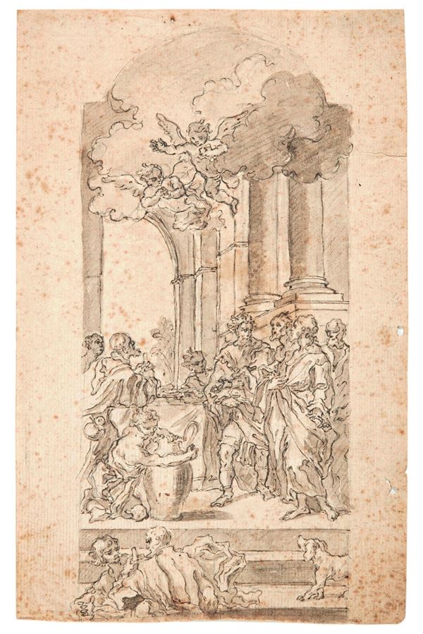 Scuola napoletana del XVIII secolo Le nozze di Cana