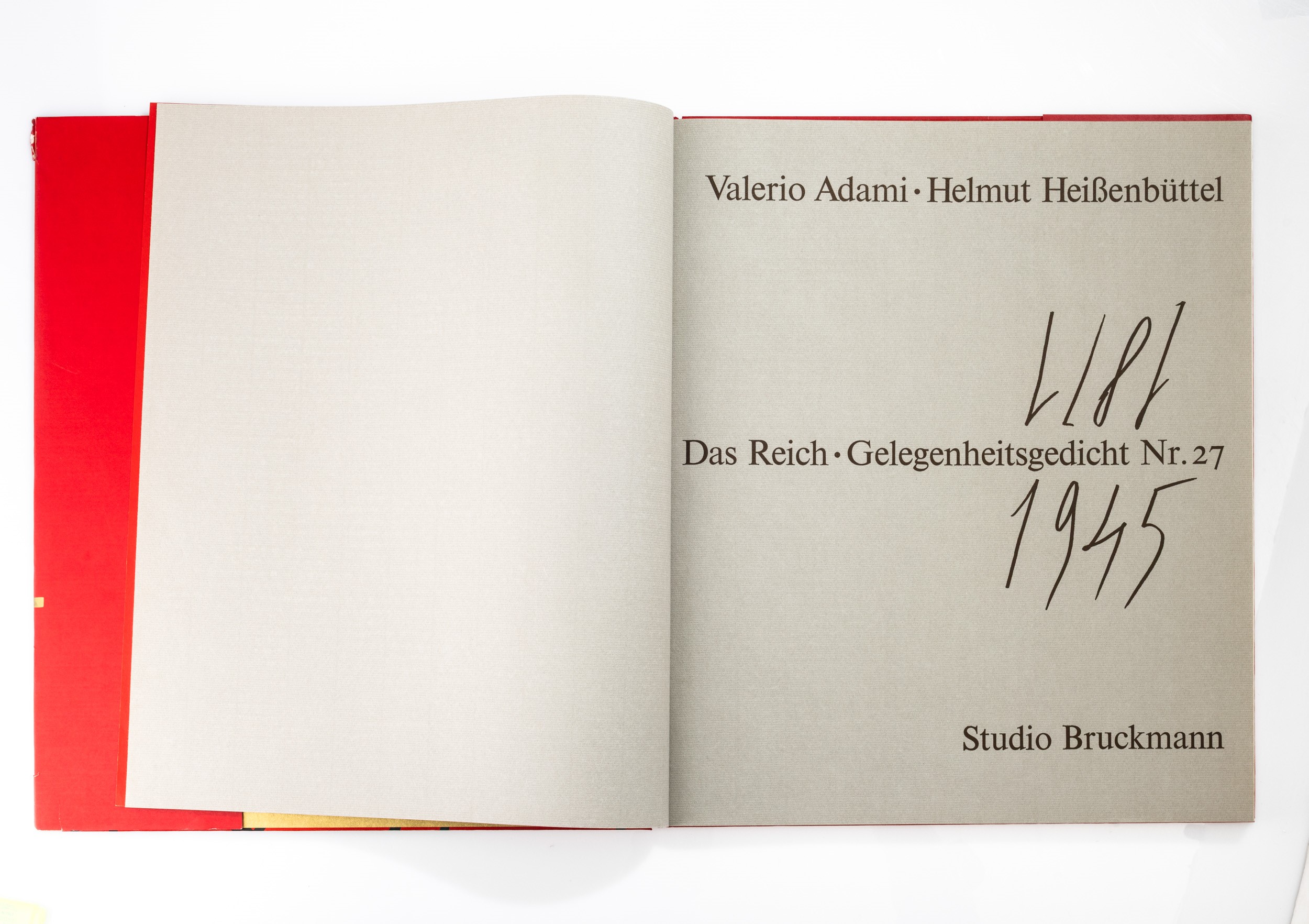 Valerio Adami - Helmut Heissenbüttel - Valerio Adami; Helmut Heissenbüttel, Das Reich