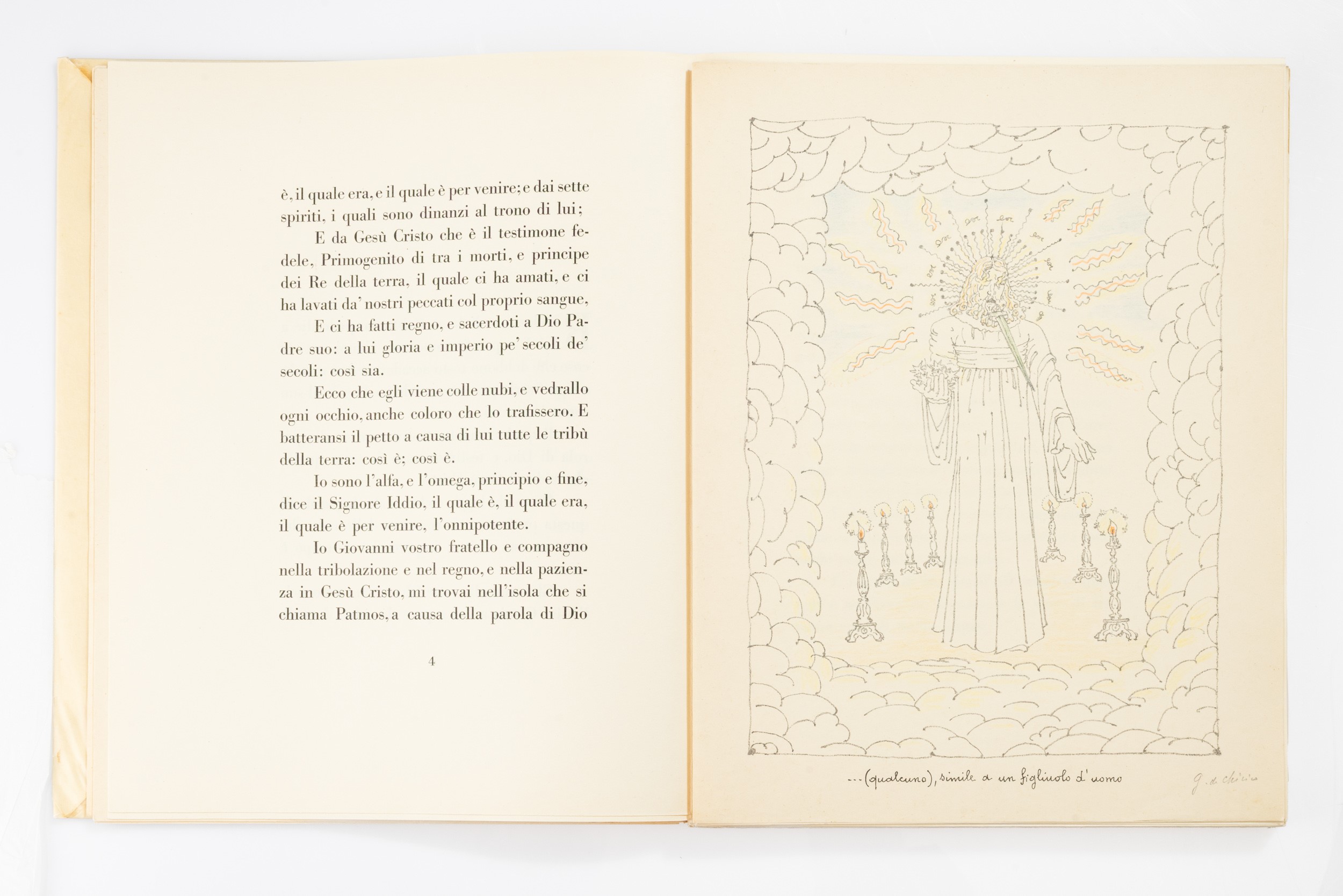 Giorgio De Chirico - L'apocalisse, litografie a mano (20 tavole) firmate