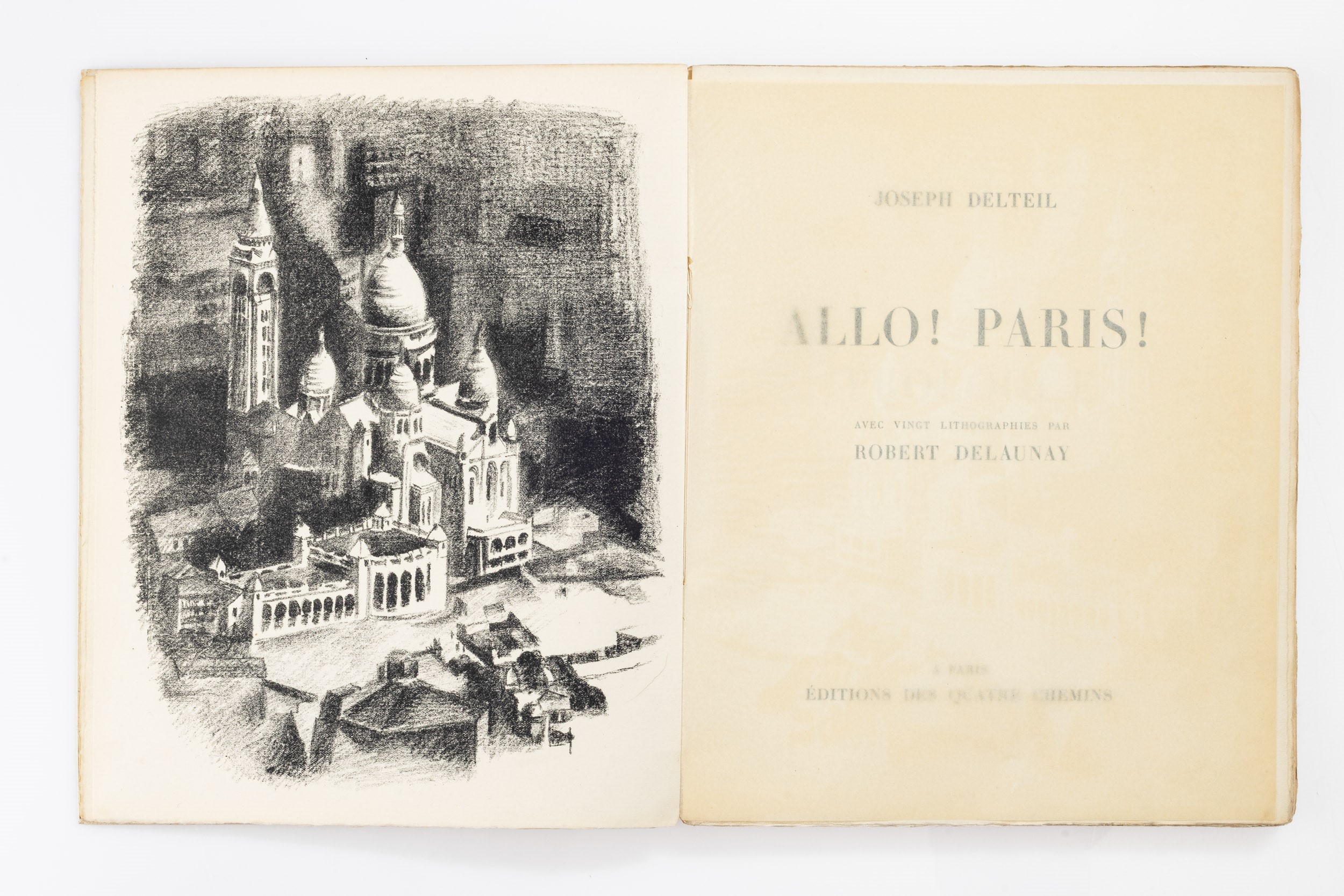 Robert Delaunay - Joseph Delteil - Robert Delaunay, Joseph Delteil, Allo! Paris! Avec Vingt Litho...